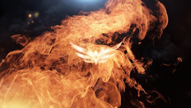 Fireblast Logo Intro Flame Reveal Transition