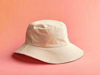 Beige Bucket Hat