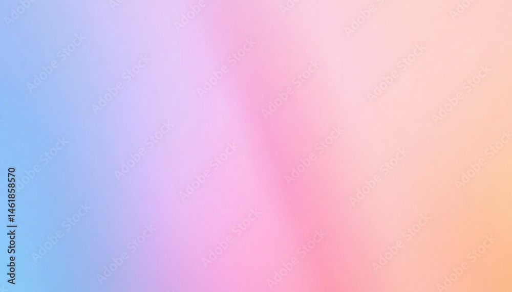 Leinwandbilder Delicate Pastel Gradient Background with Subtle Color Transitions Soft Texture and Smooth Blending of Pink Blue Yellow and Orange Hues