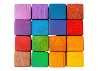 Rainbow colour blocks