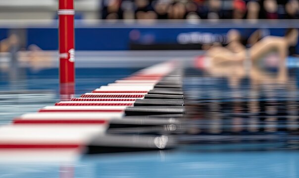Swimming pool starting blocks