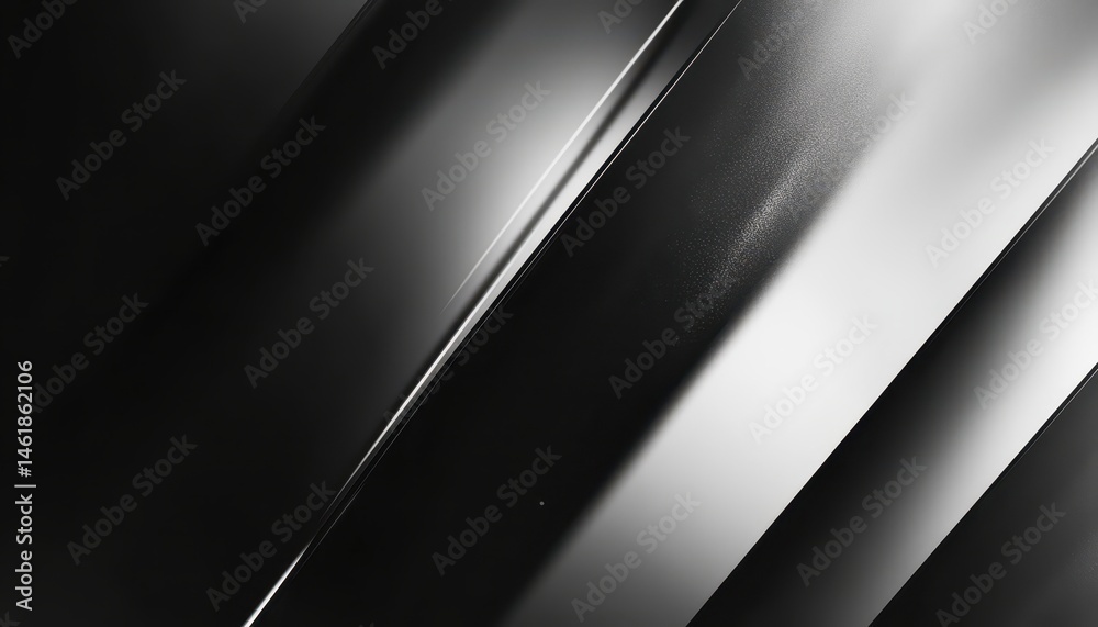 Fototapete high contrast abstract background with diagonal black and white stripes and gradients for modern min