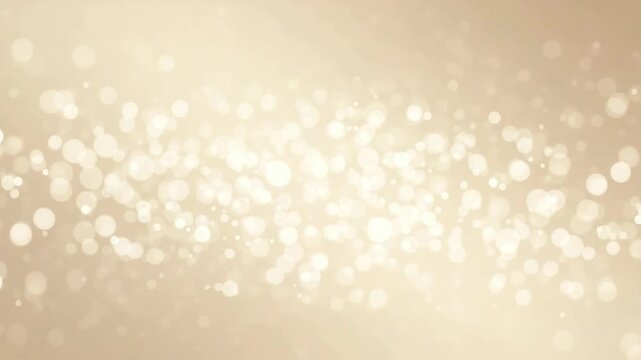 The golden background is filled with bokeh lights that give sense of softness, creating a dreamy and magical feel.