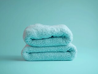 Soft Blue Towels