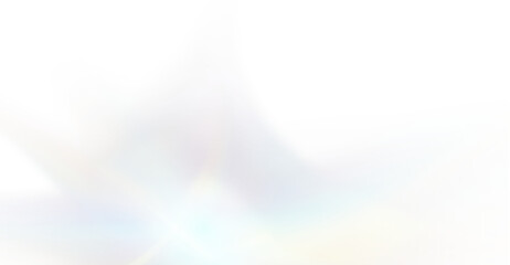 PNG dreamy abstract background featuring iridescent rainbow light patterns, soft lens flare, ...