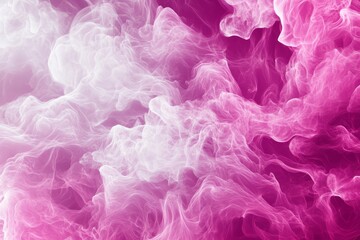 Fototapeta premium Abstract digital illustration of swirling pink and white fluid.