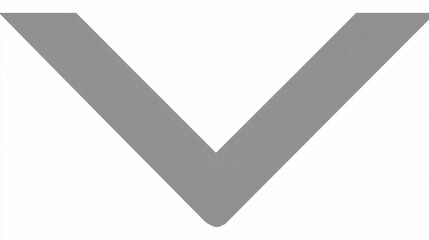 Dewy-eyed gray downward arrow ikon