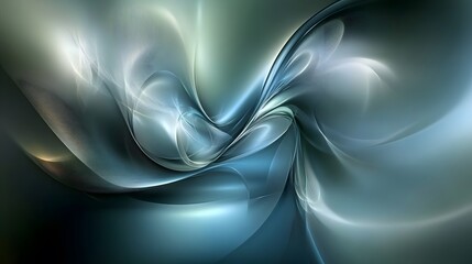 Abstract Teal Swirls Elegant Background Texture