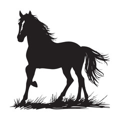 Horse running symbol