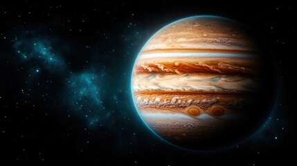 This image highlights Jupiter's unique banding, vibrant colors and colossal storms, providing insight into the beauty and complexity of gas giants in our solar system.