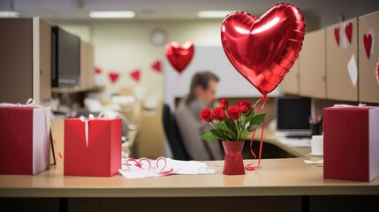 surprise office valentine