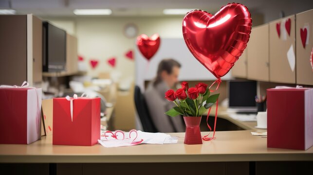 surprise office valentine