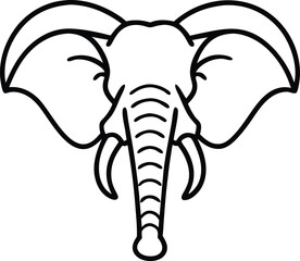 vector illustration of an elephant