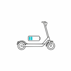 Minimalist drawing showing an object. The object has a handle and a vertical pole