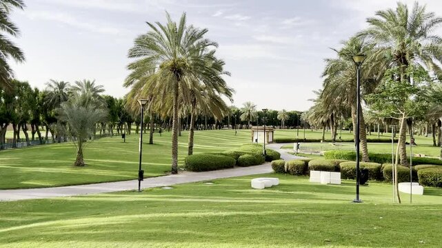 Beautiful view of Salam park Saudi Arabia Riyadh 12 july 2025.