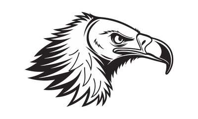 Obraz premium eagle head vector
