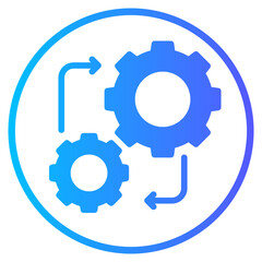 system gradient icon