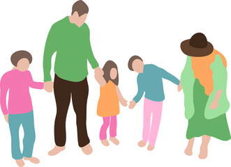 Obraz premium 가정, 가족, 부부, 꼬마, 마마, 행복, 재미, 아버지, baby, 학생, 걷기, 실루엣, 남자아이, 벡터, 국민, 사람, 패밀리, 사랑, 화목, 산책