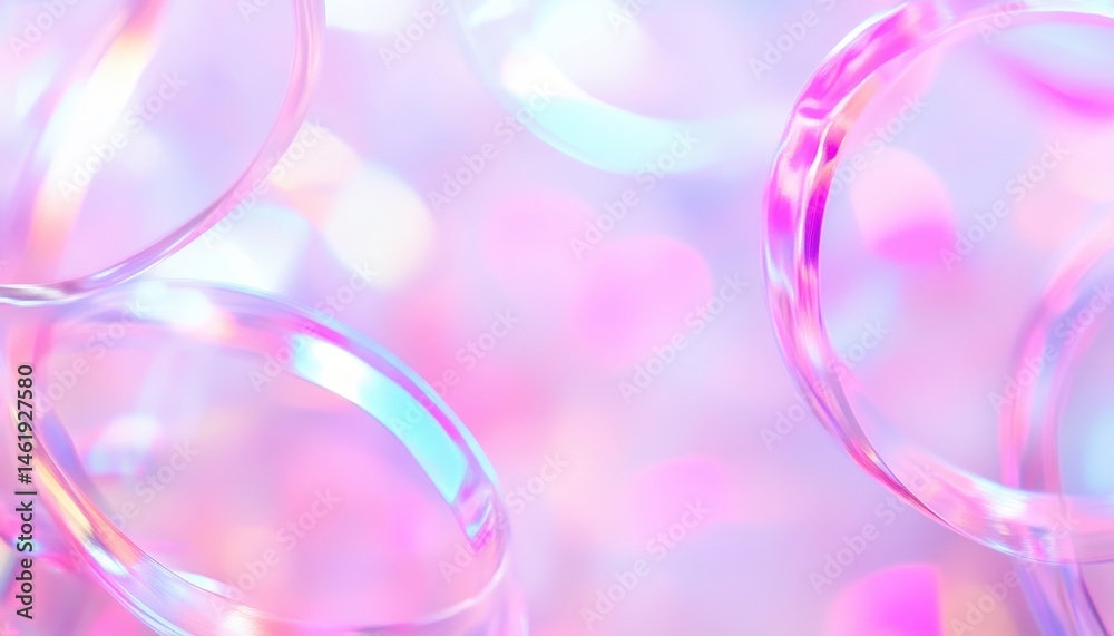 Poster abstract iridescent background texture with holographic pattern design in bright pastel colors perfe