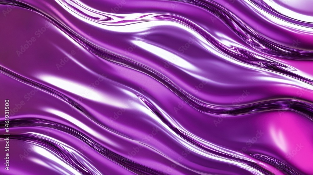 Aufkleber abstract purple wavy fabric texture background with shiny elegant surface design