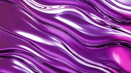 Obraz premium Abstract Purple Wavy Fabric Texture Background with Shiny Elegant Surface Design