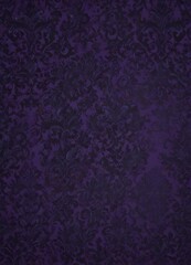 Intricate black damask on deep purple, seamless pattern , seamless, pattern, texture
