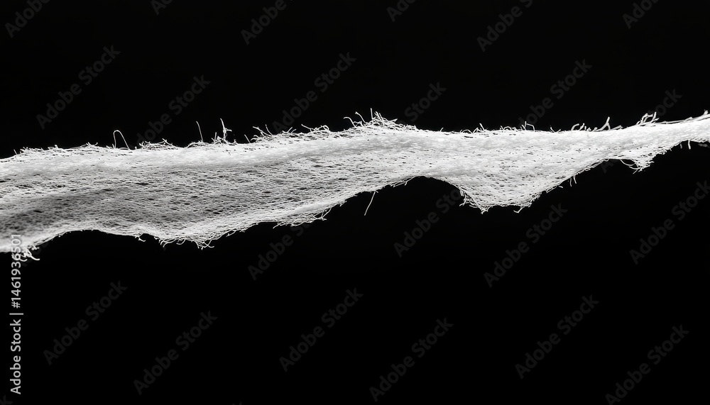 Fototapete Abstract White Dots Pattern on Black Background with Mesh and Grid Structure and Geometric Shapes for Modern Technology Concept Art Illustration