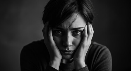 Fototapeta premium Anxious Person