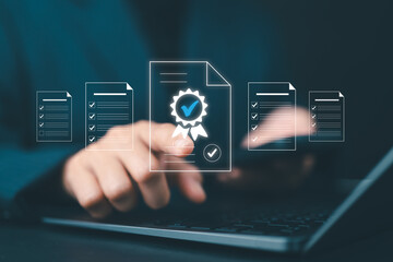 Optimized workflow management through digital quality checklists. Verification processes, business...