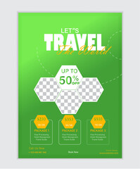 CREATIVE AND MORERN TRAVEL FLYER DISIGNE 