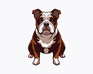 -bulldog-hand-drawn-engraving-consistent-outline.	