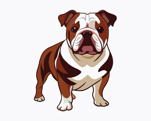 -bulldog-hand-drawn-engraving-consistent-outline.	