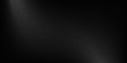 Abstract background with black white gradient, grain, grunge noise, website banner design, copy...