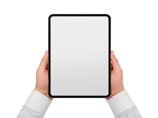 Tablet in Hands