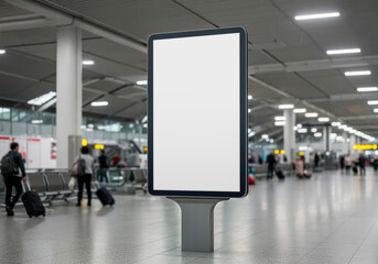 Billboard in Airport Terminal