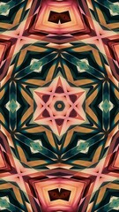 digital art in the form of a kaleidoscope