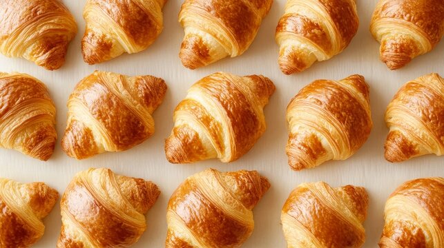 Freshly baked croissants and pastries delight cozy bakery atmosphere artisanal treats mouthwatering eclairs - Powered by Adobe