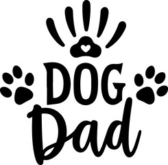 Obraz premium Cute Dog Silhouette Collection – Sitting and Standing Poses in Grass