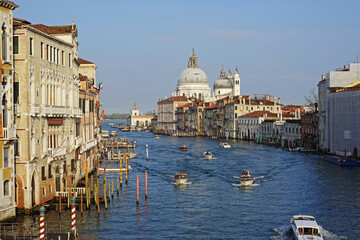 The view of Grand Canal in Venice, Italy  