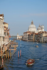 The view of Grand Canal in Venice, Italy  