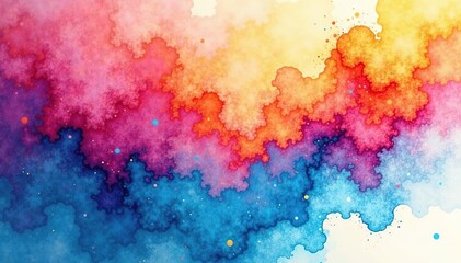 Obraz premium Abstract watercolor wash, blending colors seamlessly , pastel, smooth, wallpaper