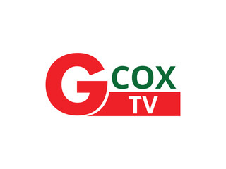 A letter mark channel television tv logo vector icon illustration