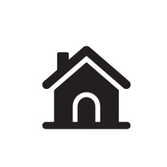 home icon on a white background.
