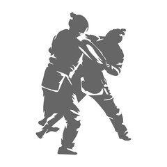 Fototapeta premium Judo sport icon