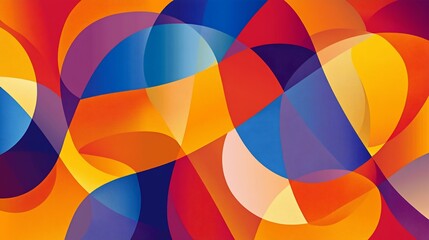 Fototapeta premium Vibrant Abstract Color Swirl Design