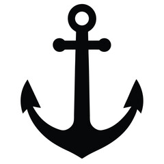 Nautical Anchor Silhouette A Classic Maritime Symbol