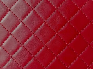 Fototapeta premium Close up of square or box pattern on wine bag.