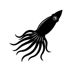 cuttlefish vector silhouette