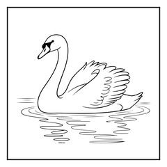 Simple Animal Coloring Page for Toddlers