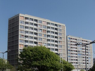 Boulogne sur Mer, April 2025: Visit of the beautiful city of Boulogne sur Mer with beautiful reflections of the harbour on La Liane	
